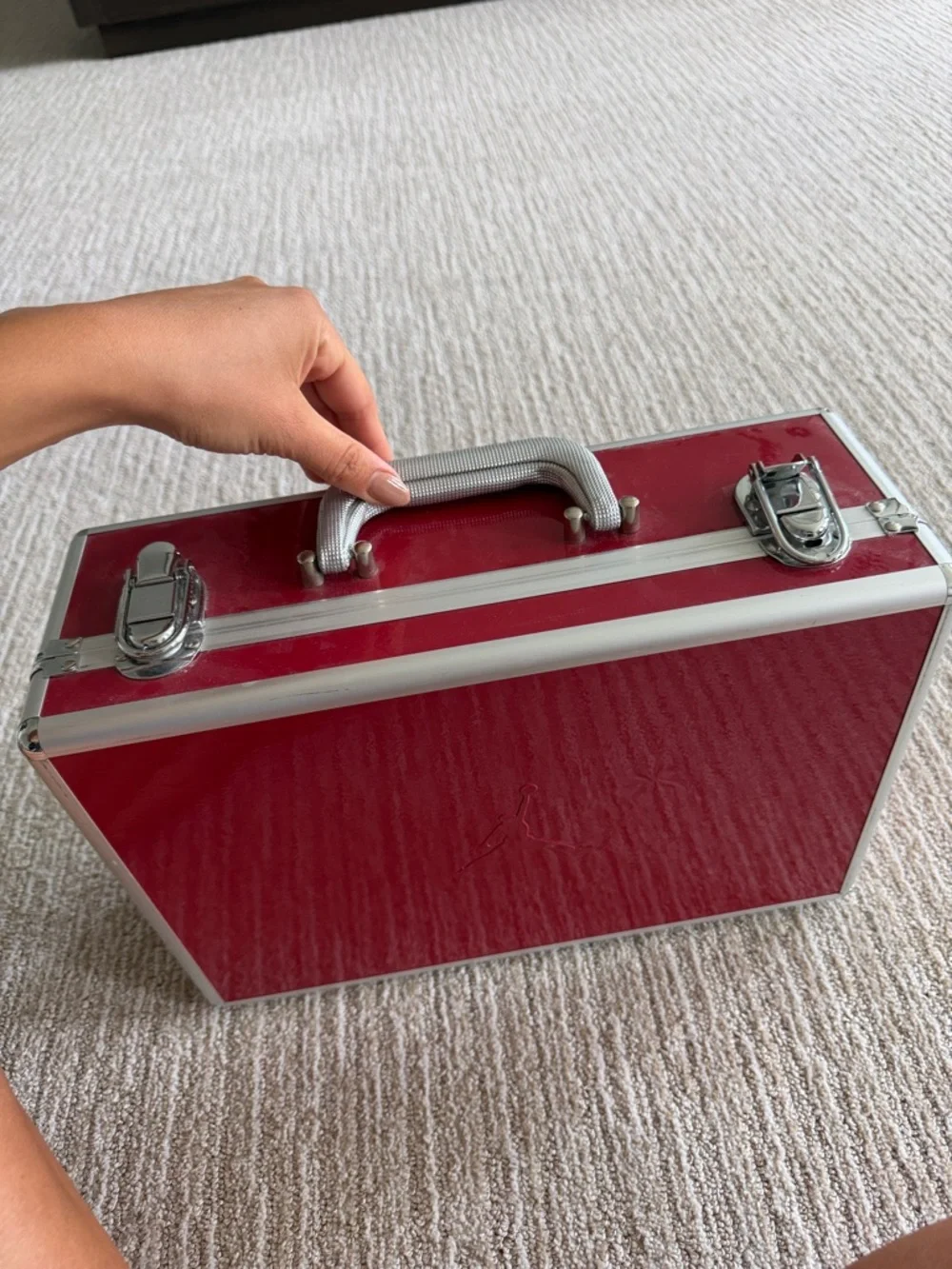 Vintage Red Air Jordan 17 Suitcase Case Box (Case Only No Shoes)